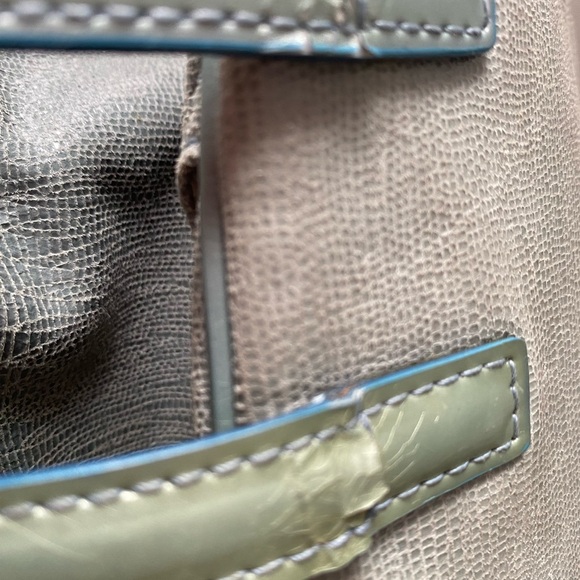 Christian Dior Suede small bag 9x7” lite blue color, used but in good shape - Picture 7 of 10